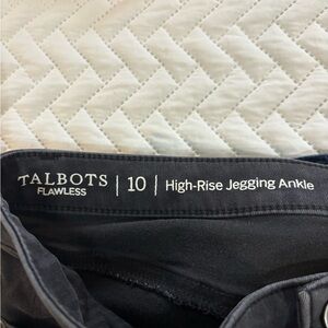 Talbots Flawless High-Rise Jegging Ankle - Charcoal